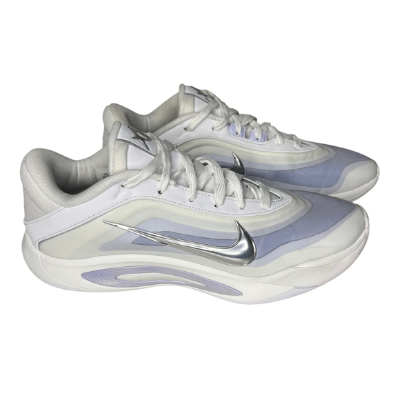 Nike Aja A'One Pearl White Metallic Shoes Size 10.5 Special Release - Picture 2 of 7